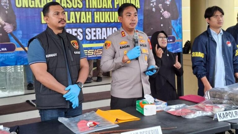 Polres Serang Ungkap 23 Kasus Kriminal dan Narkoba Selama Januari 2026