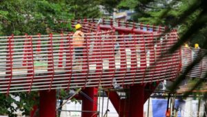 Pramono Anung Pastikan Taman Bendera Pusaka Jakarta Selatan Diresmikan Februari Ini