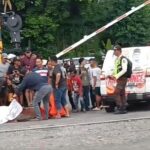 Relawan Penjaga Perlintasan KRL di Bogor Terserempet, Lansia Dilarikan ke RS