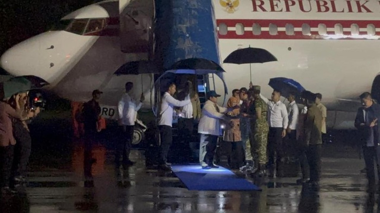 Prabowo Tiba di Malang untuk Hadiri Acara 1 Abad NU Besok