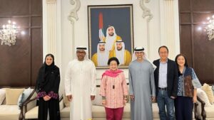 Megawati Soekarnoputri Disambut Hangat ‘Marhaban Saa’ di Rumah Dubes UEA di Abu Dhabi