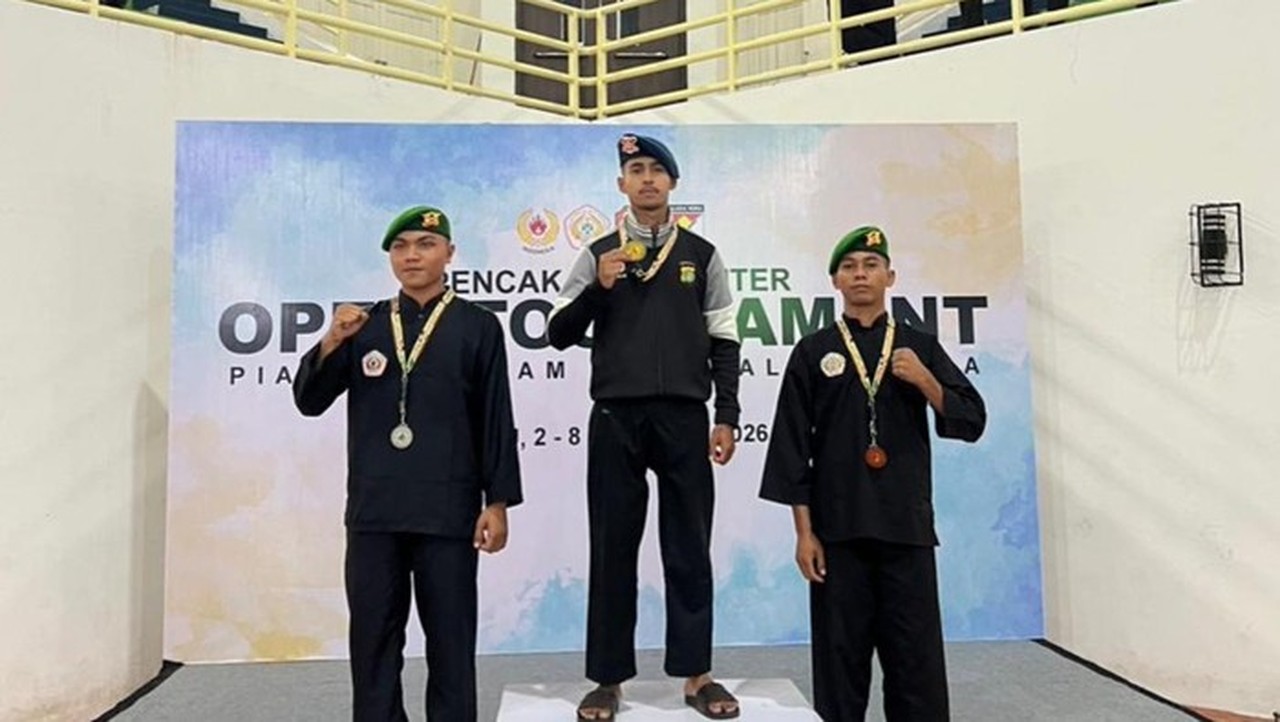 Brimob Polda Metro Sabet 6 Emas di Turnamen Pencak Silat Piala Pangdam Palaka Wira