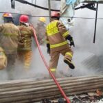 Tabung Gas Bocor Picu Kebakaran di Toko Laundry Parung Bogor