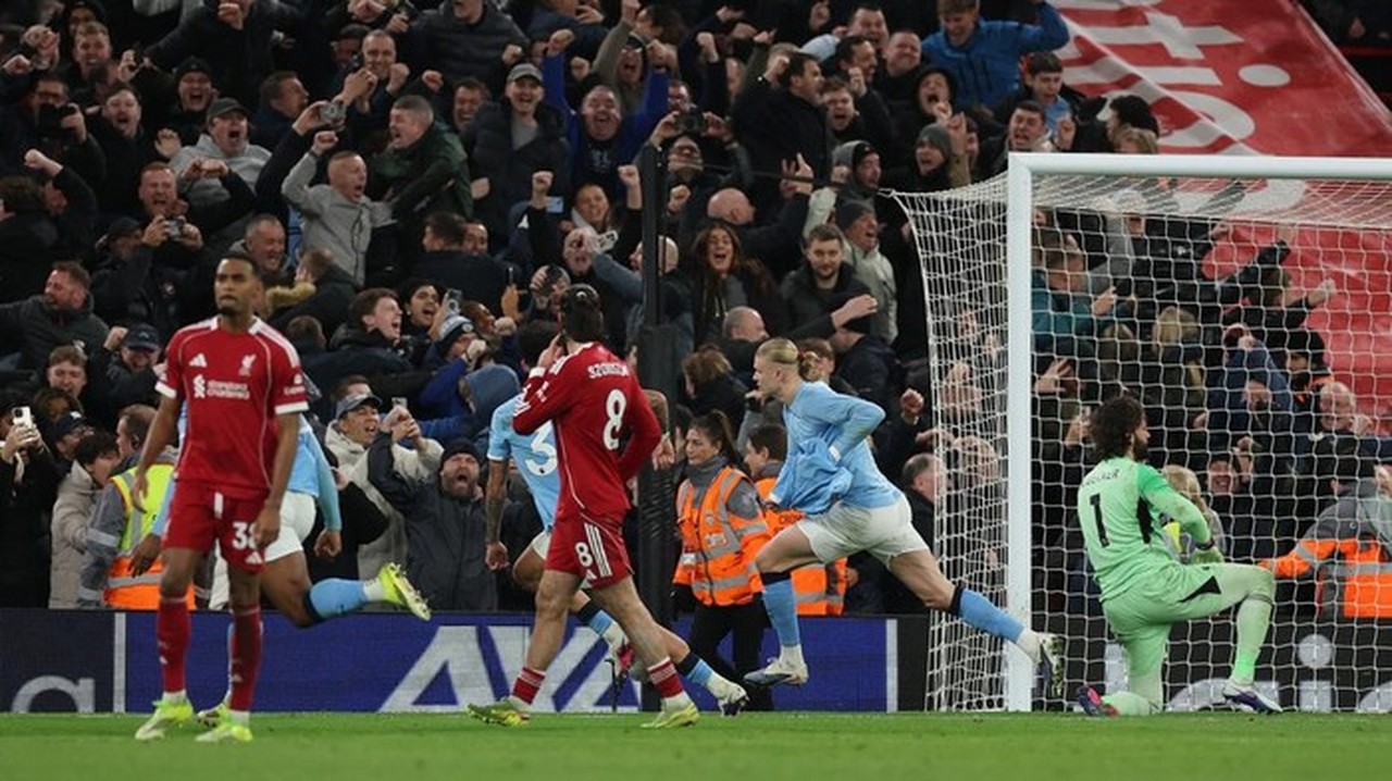 Comeback Dramatis Man City di Anfield: Haaland Cetak Gol Kemenangan 2-1 atas Liverpool