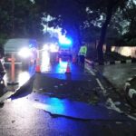 Jalan Amblas di Pademangan Jakarta Utara, Lalu Lintas Terpaksa Satu Lajur