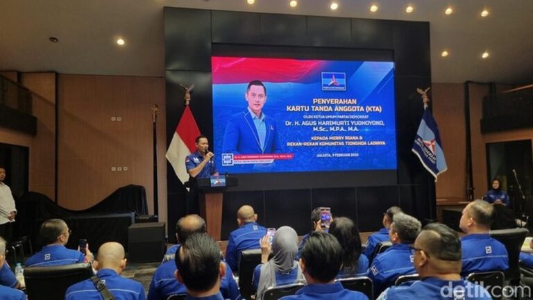 AHY Ajak Kader Demokrat Dukung Penuh Pemerintahan Prabowo Subianto