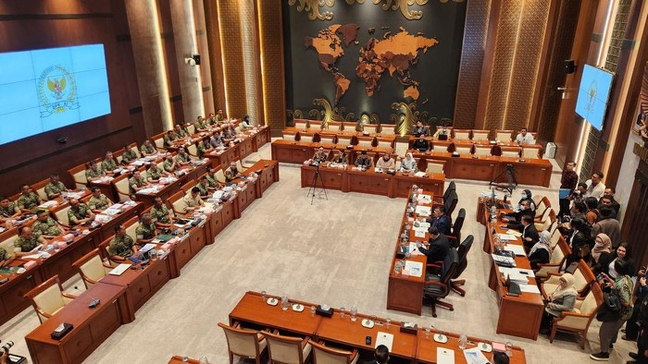 Komisi I DPR Rapat Tertutup dengan Kemhan dan Kemenkeu Bahas Hibah Alpalhankam