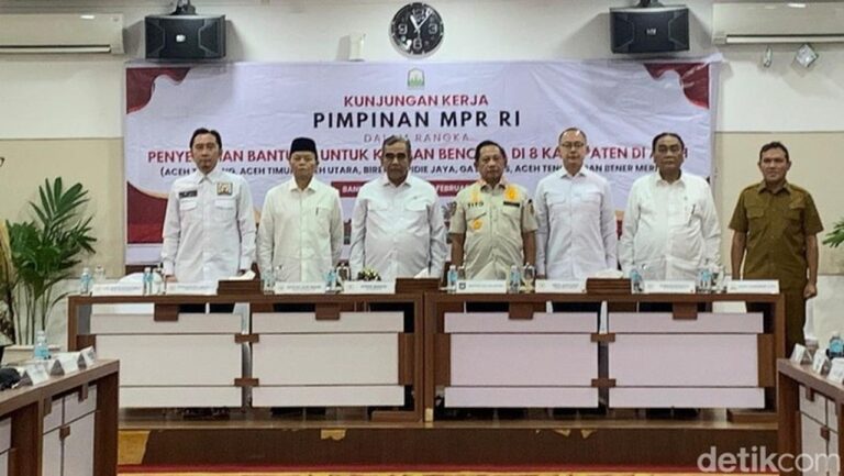 Banjir Aceh Disebut Tsunami Kedua, MPR Desak Pembentukan Badan Rekonstruksi