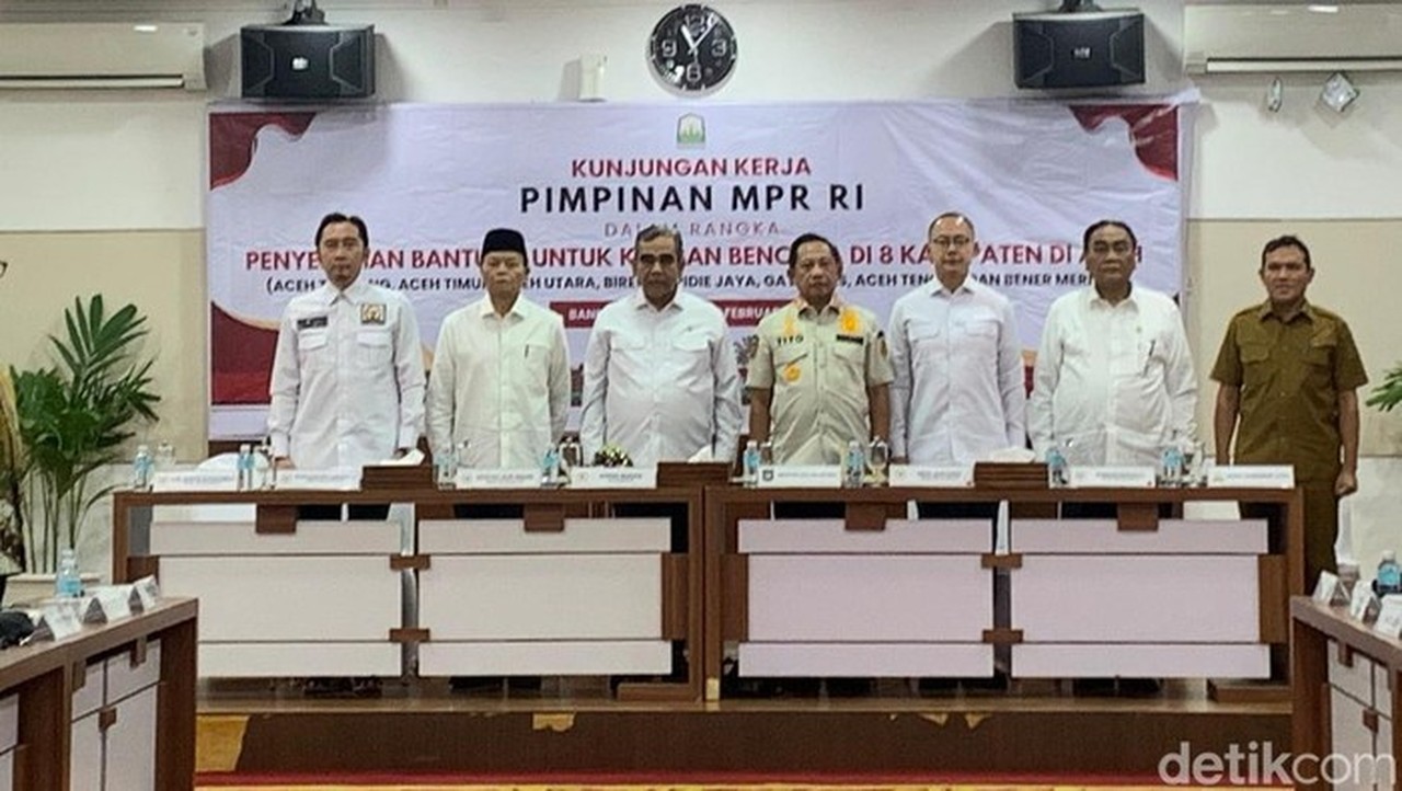 Banjir Aceh Disebut Tsunami Kedua, MPR Desak Pembentukan Badan Rekonstruksi