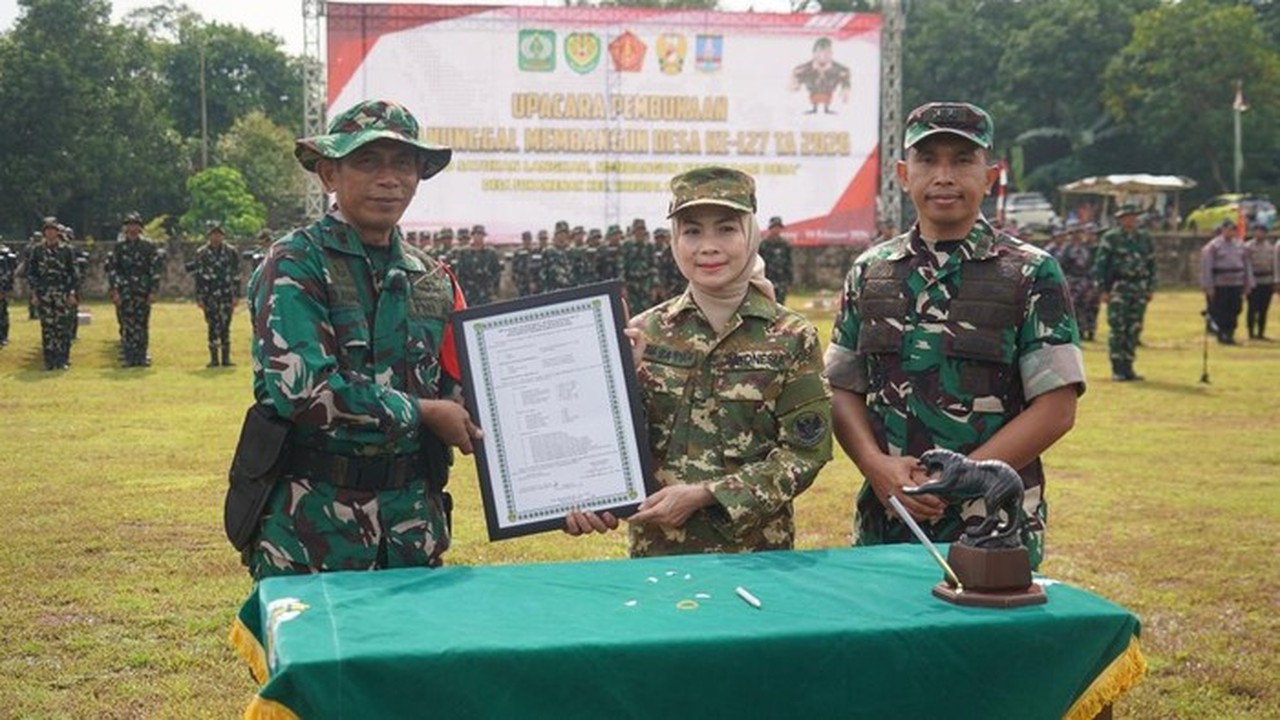 TMMD Ke-127 di Serang: TNI Buka Jalan Baru dan Perbaiki Rumah Warga