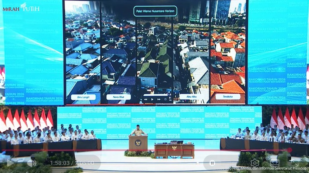 Presiden Prabowo Serukan ‘Gentengisasi’ Nasional, Ganti Atap Seng demi Keindahan dan Kenyamanan