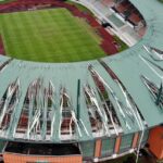 Atap Stadion Pakansari Rusak Akibat Angin Kencang, Bupati Bogor Pastikan Tetap Beroperasi