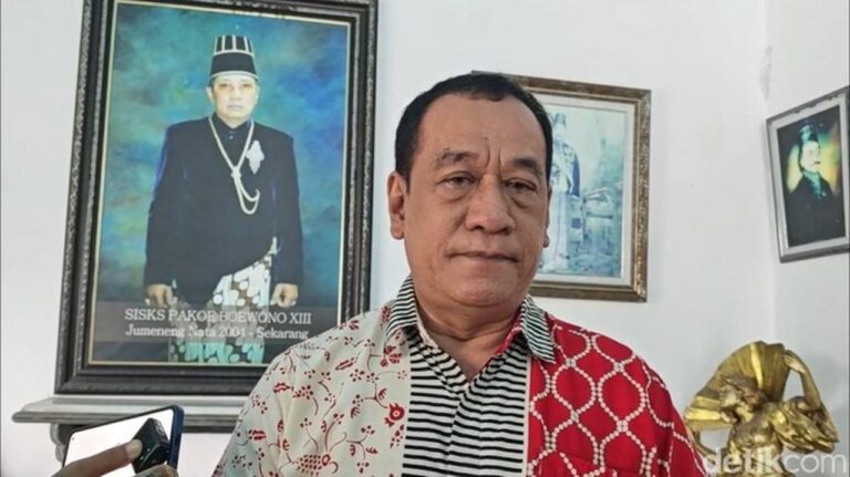 Dewan Adat Solo Nilai Pergantian Nama PB XIV Purbaya Rentan Disalahgunakan
