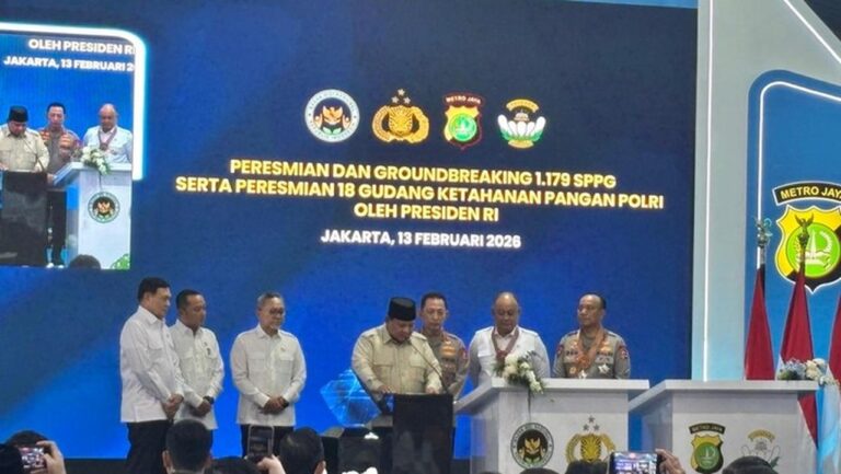 Presiden Prabowo Resmikan 1.179 SPPG dan 18 Gudang Ketahanan Pangan Polri