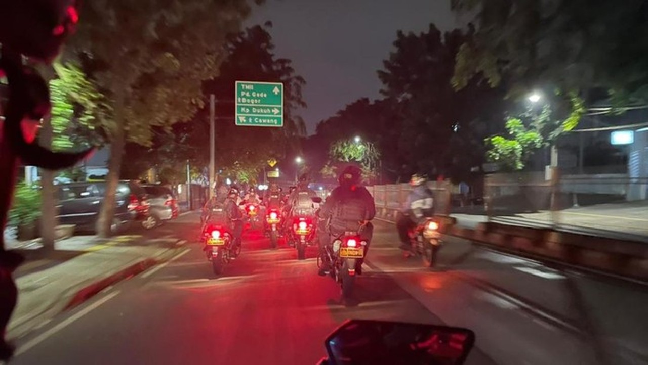 Patroli Gabungan Polda Metro Jaya Gagalkan Balap Liar dan Pesta Miras di Jakarta Timur