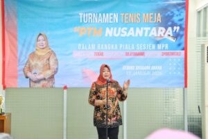 Final Turnamen Tenis Meja Piala Sesjen MPR: Pererat Silaturahmi dan Junjung Tinggi Sportivitas