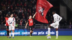 Rennes Permalukan PSG 3-1 di Kandang, Perebutan Puncak Klasemen Ligue 1 Makin Sengit