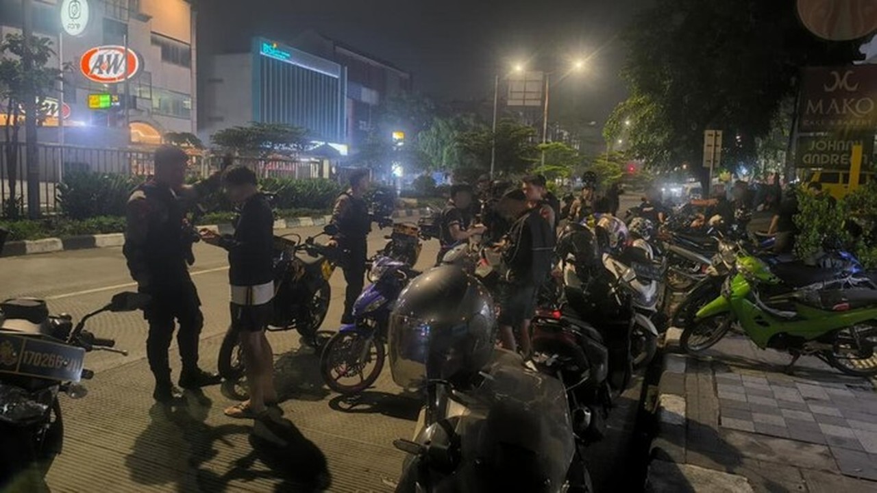 Brimob dan Polres Jaktim Gagalkan Aksi Balap Liar di Rawamangun, 6 Motor Diamankan