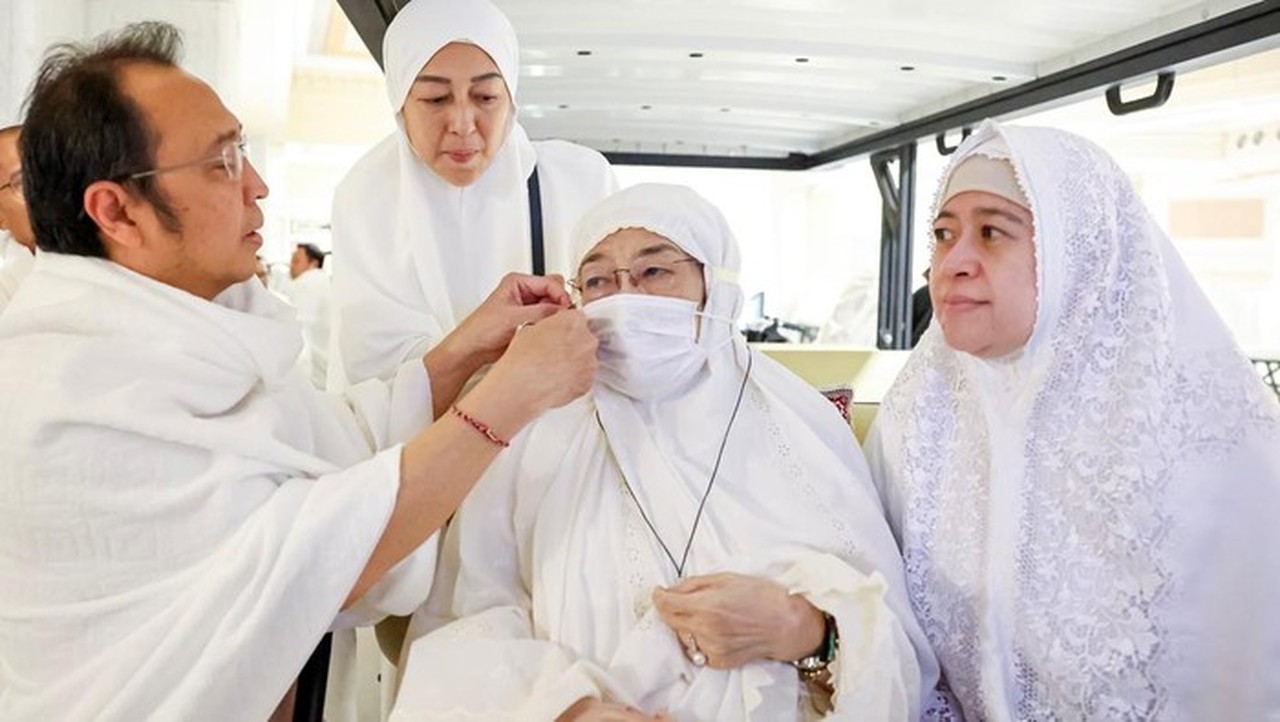 Momen Hangat Megawati Saat Umrah Bersama Keluarga di Tanah Suci