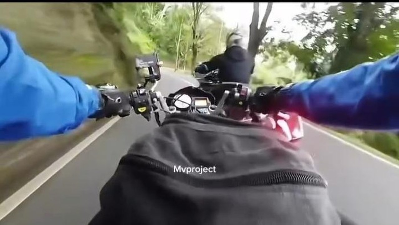 Aksi Berbahaya Moge di Cianjur Sebabkan Pemotor Terperosok ke Jurang