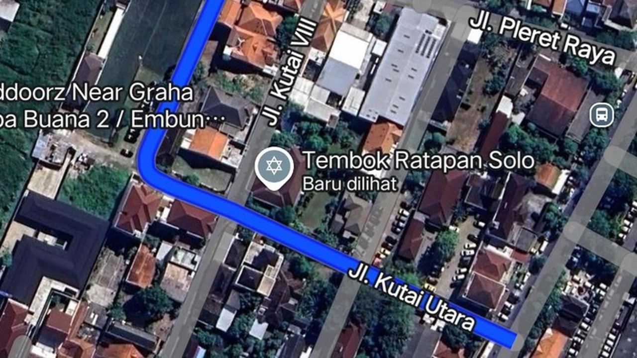 Keunikan Google Maps: Rumah Jokowi di Solo Mendadak Diberi Nama ‘Tembok Ratapan Solo’