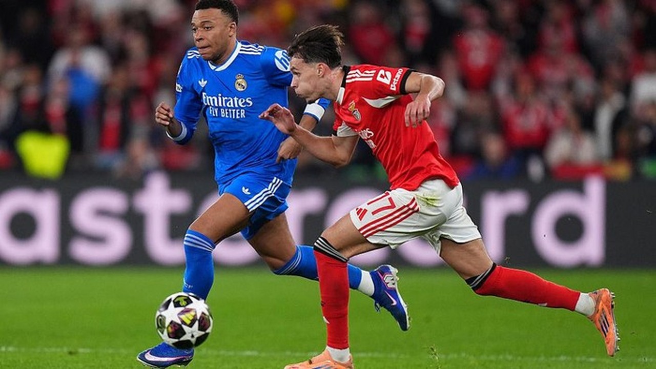 Babak I Liga Champions: Mbappe Tumpul, Benfica vs Madrid Berakhir Imbang 0-0