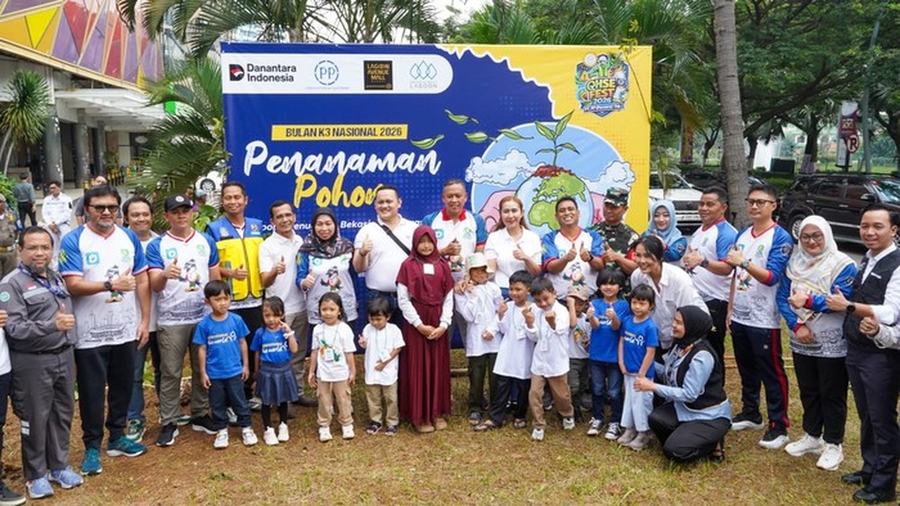 PT PP Sinergikan K3, ESG, dan Transportasi Hijau Lewat Aksi Tanam Pohon