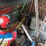 Anjing Terjepit Pagar di Penjaringan, Petugas Damkar Jakarta Utara Berhasil Evakuasi