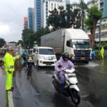 Banjir 15 Cm di Jl DI Panjaitan Jakarta Timur Surut, Lalu Lintas Arah Cempaka Putih Padat