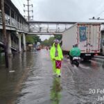 Jalan Daan Mogot Jakarta Barat Tergenang Air 10 Cm Akibat Hujan Sejak Dini Hari