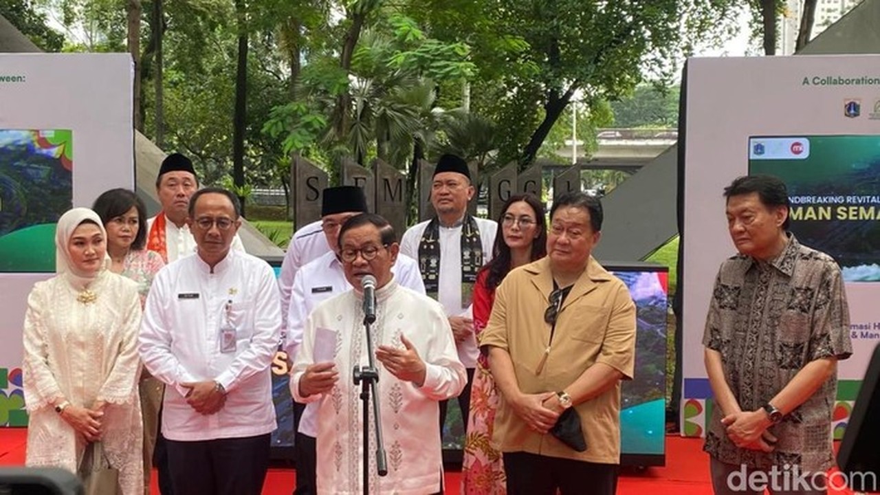 Gubernur DKI Jakarta Mulai Revitalisasi Taman Semanggi Senilai Rp 134 Miliar