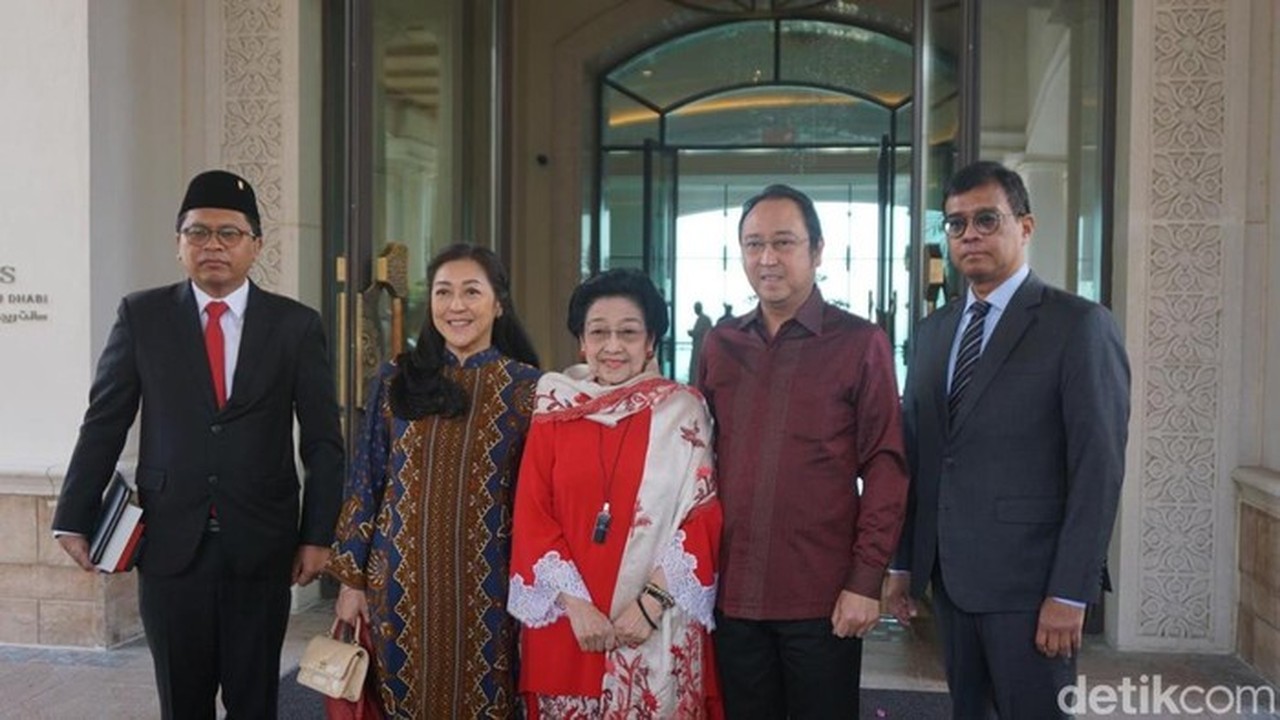 Megawati Soekarnoputri Bertemu Putra Mahkota Abu Dhabi, Bahas Kemerdekaan Palestina