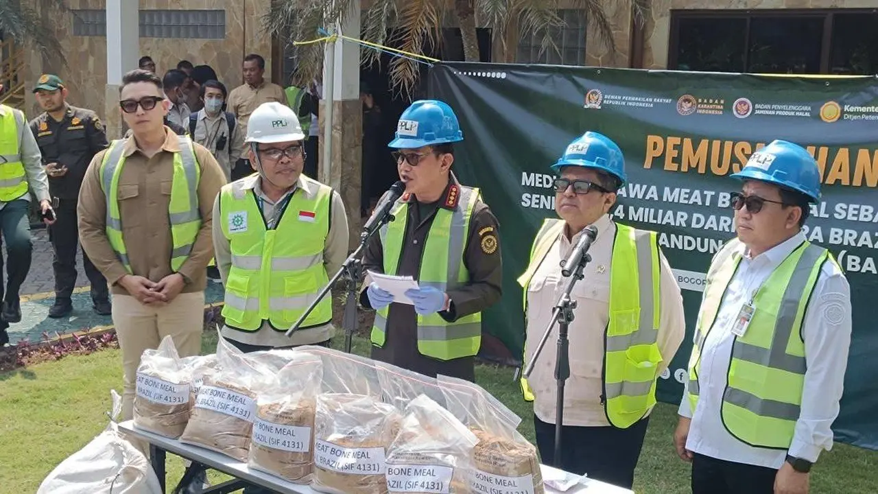 312 Ton "Meat Bone Meal" Mengandung Babi Dimusnahkan di Bogor