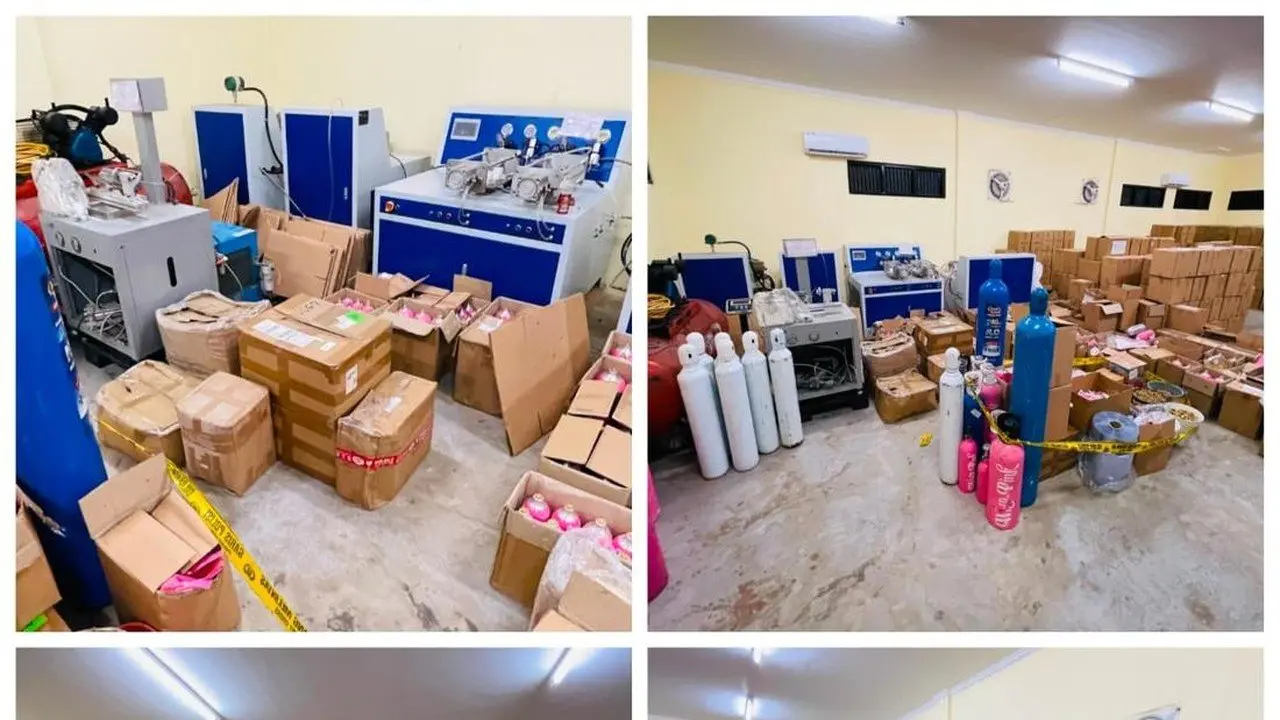 Bareskrim Pindahkan 15 Ribu Tabung Gas "Whip Pink" dari Jakarta ke Cikeas