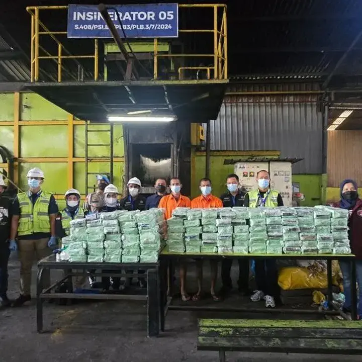 Bareskrim Polri Musnahkan 325 Kg Sabu Jaringan Internasional