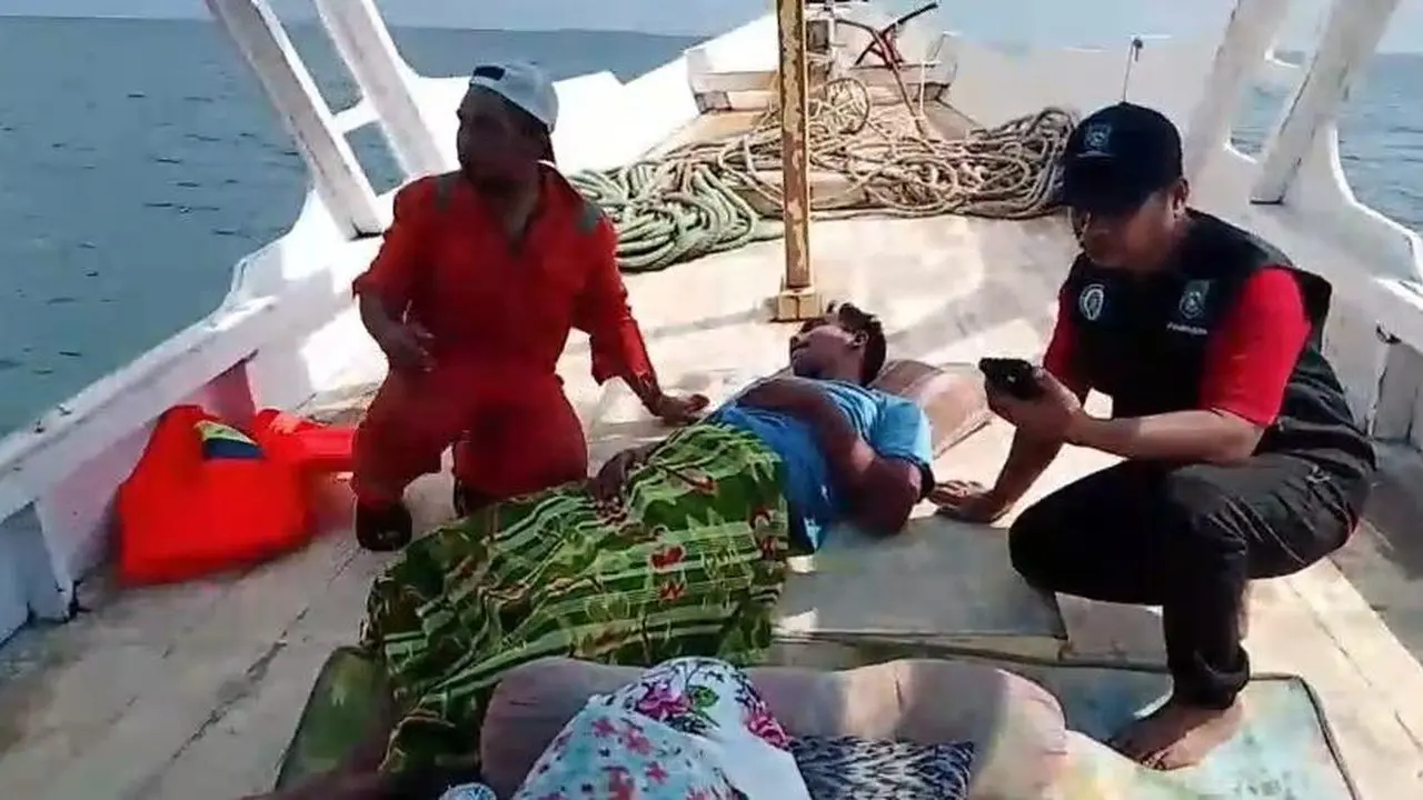 Dua Korban Kapal Tenggelam di Selayar Selamat Setelah 4 Hari Mengapung Bersama Jenazah