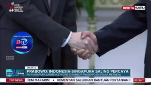 Prabowo dan Lawrence Wong Umumkan MoU Perkuat Kerja Sama Energi hingga Digital