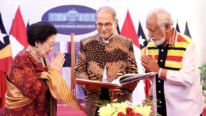 Megawati Dianugerahi Grande Colar Oleh Presiden Timor-Leste