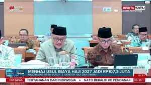 Menteri Haji Usulkan BPIH 2027 Rp107,3 Juta, Ini Alasan Pemerintah