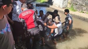 Pria Pengidap Epilepsi Ditemukan Meninggal di Aliran Sungai Tukad Uma