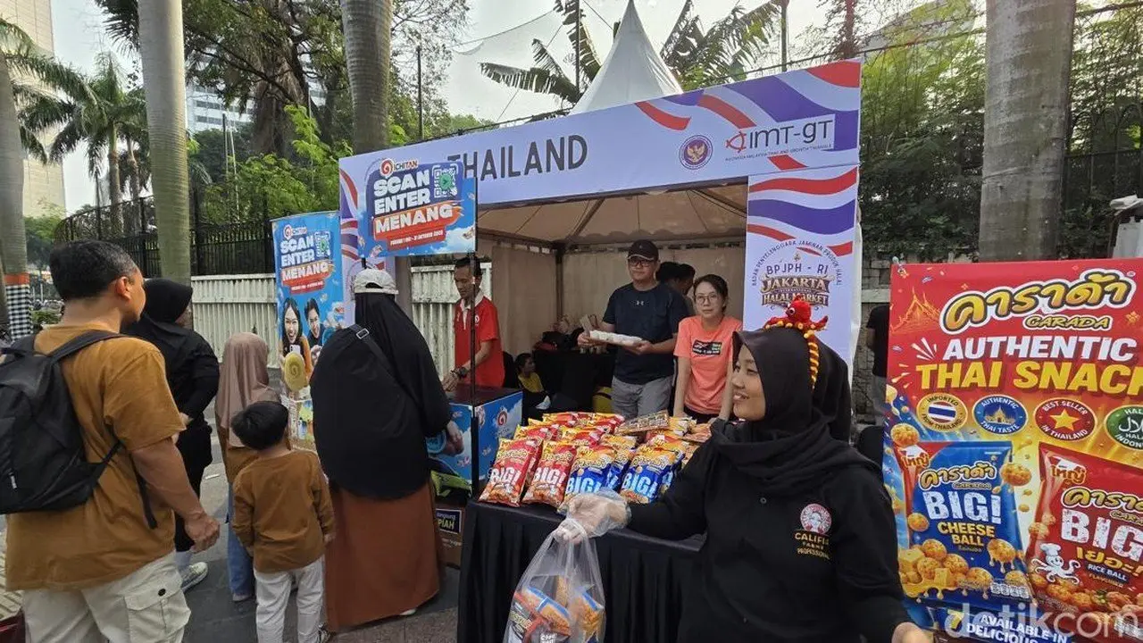 International Halal Market di CFD HI, Warga Cicipi Makanan Thailand-Malaysia