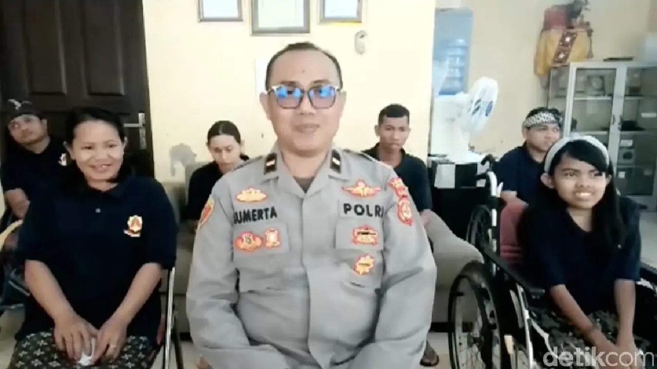 Ipda Kadek Sumerta Bina dan Melindungi Penyandang Disabilitas di Gianyar