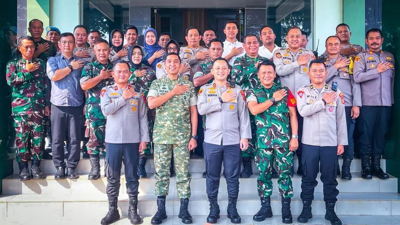 Kapolres Bogor Kunjungi Dandim untuk Perkuat Sinergi TNI-Polri