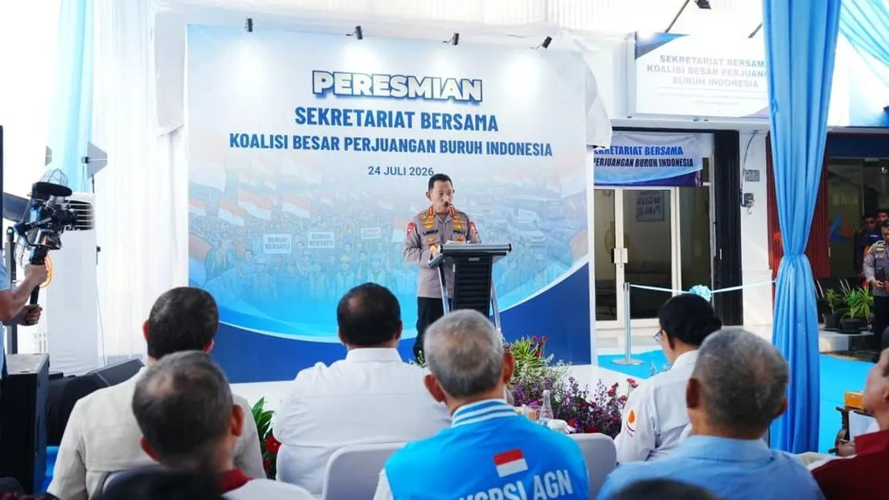 Kapolri Ajak Buruh Berkolaborasi Ciptakan Iklim Investasi Kondusif di Indonesia