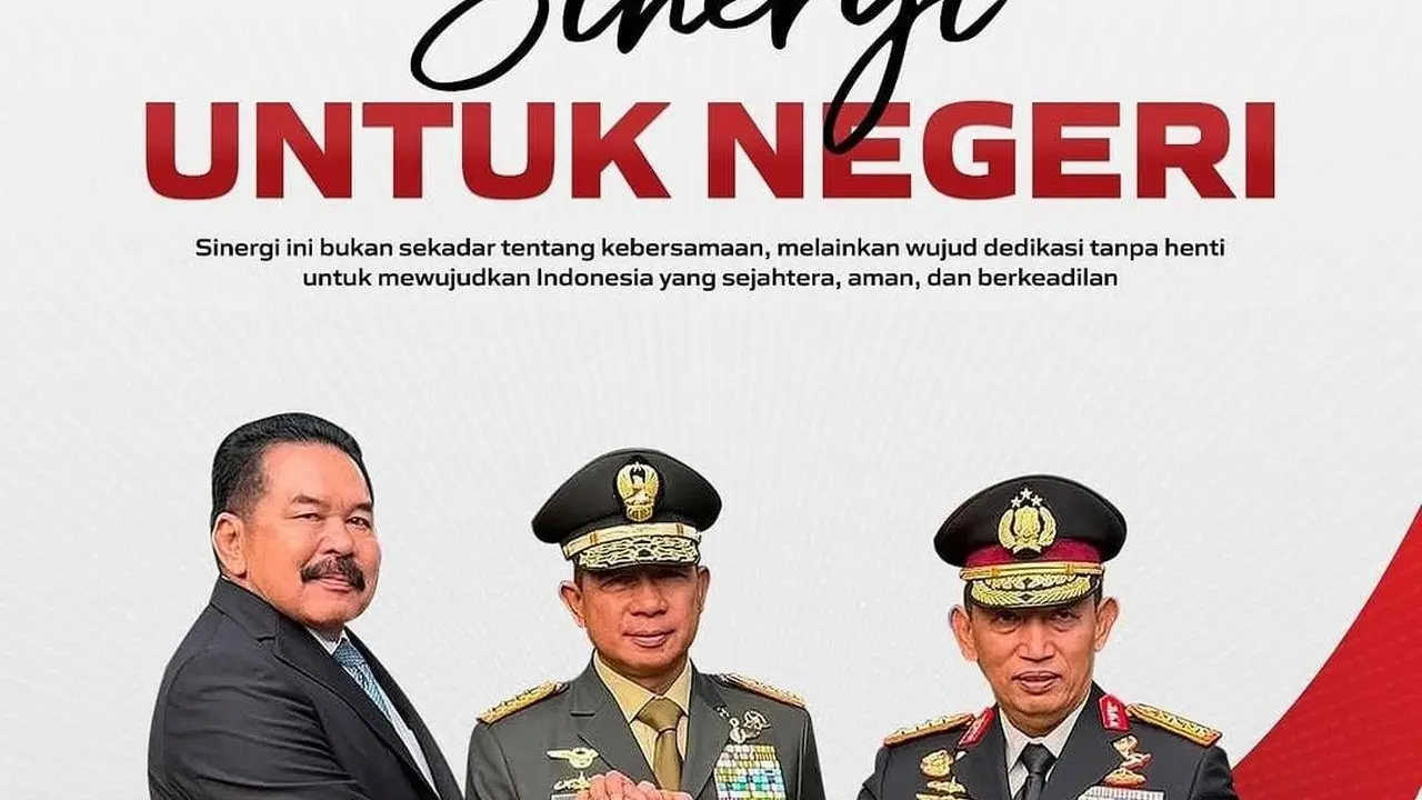 Kapolri, Panglima TNI, dan Jaksa Agung Perkuat Sinergi Demi NKRI