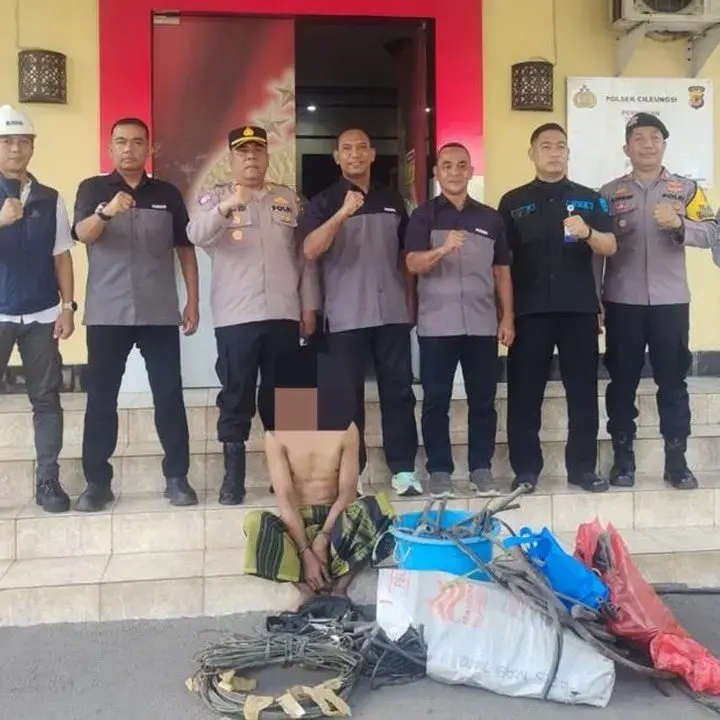 Karyawan Pabrik di Bogor Tertangkap Basah Curi Kabel Tembaga