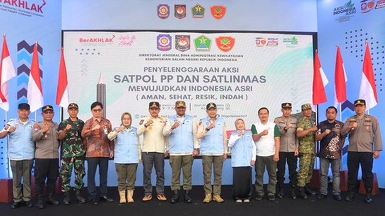 Kemendagri Pastikan Satpol PP dan Satlinmas Jadi Garda Depan Wujudkan Indonesia ASRI