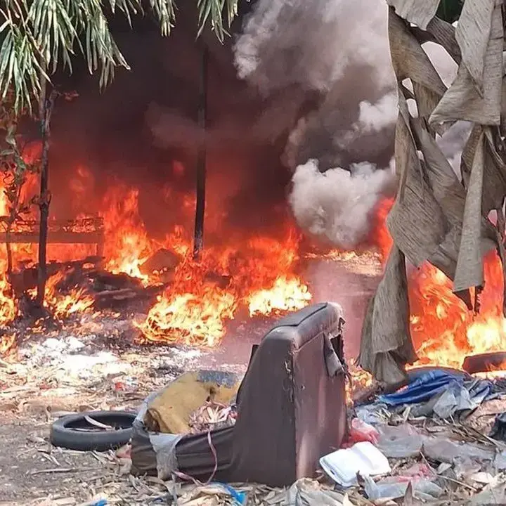 Lahan Kosong di Sukahati Cibinong Terbakar, Diduga Berawal dari Pembakaran Sampah