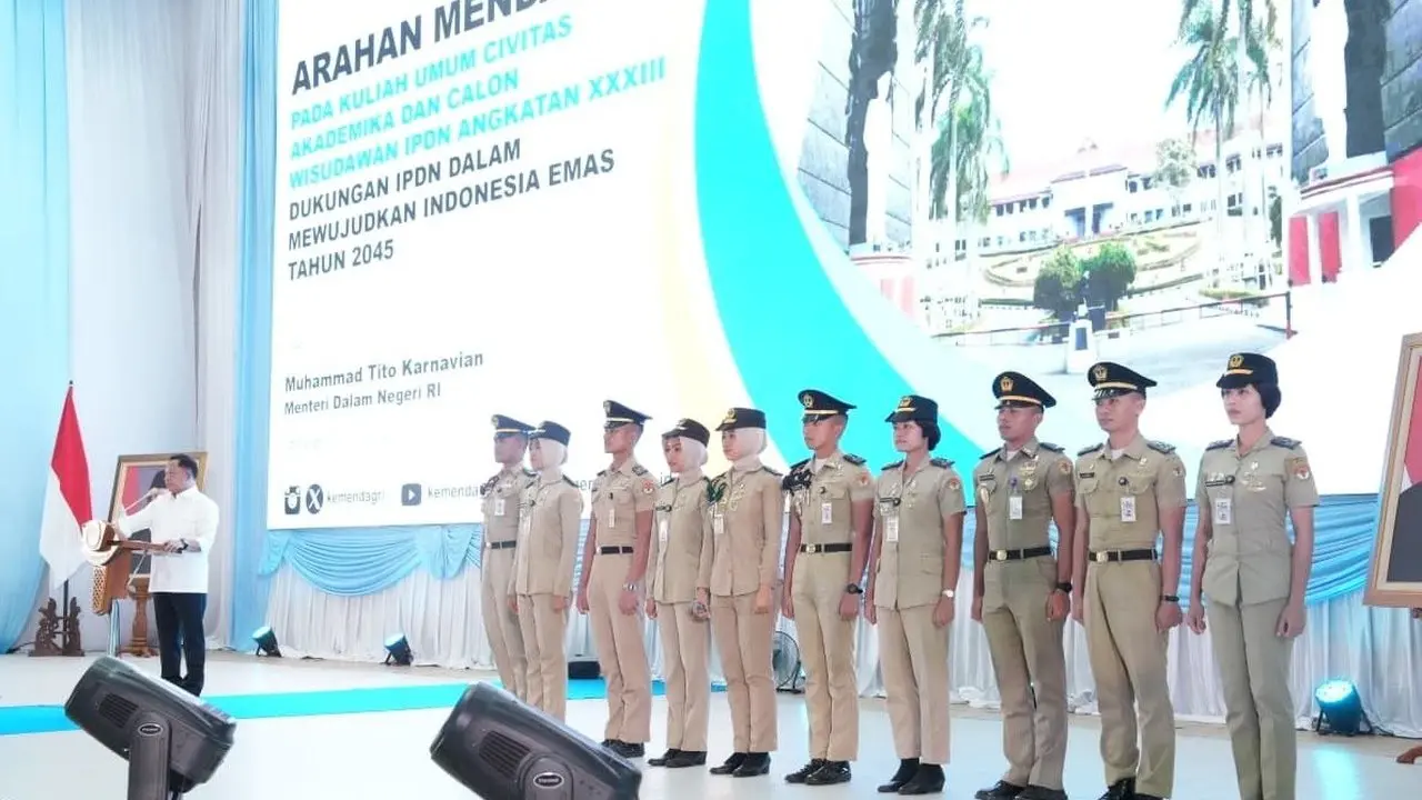 Mendagri Tito Bangga, 10 Calon Wisudawan Terbaik IPDN Berasal dari Keluarga Sederhana
