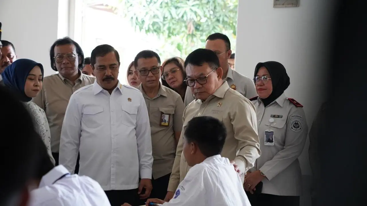 Menteri Imigrasi dan KSP Sambangi LPKA Tangerang Rayakan Hari Anak Nasional
